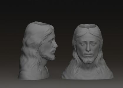 Jesus Christ Planter Flower Pot | Candy Bowl Dish