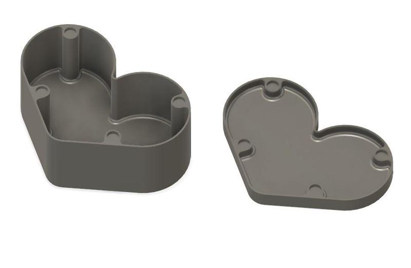 Heart Shaped Box / Jewelry Box / Travel Case for Jewelry