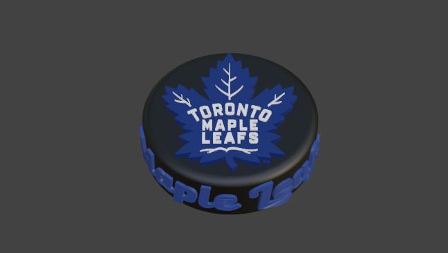 Toronto Maple Leafs Hockey Puck