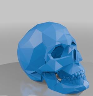 Skull low poly