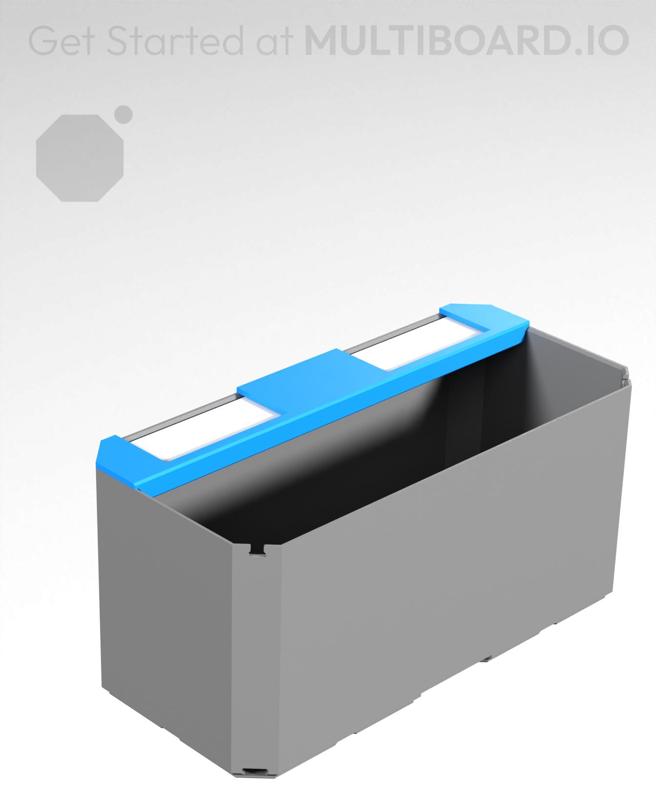 2L - Divided Label Holder - Multibin Insert