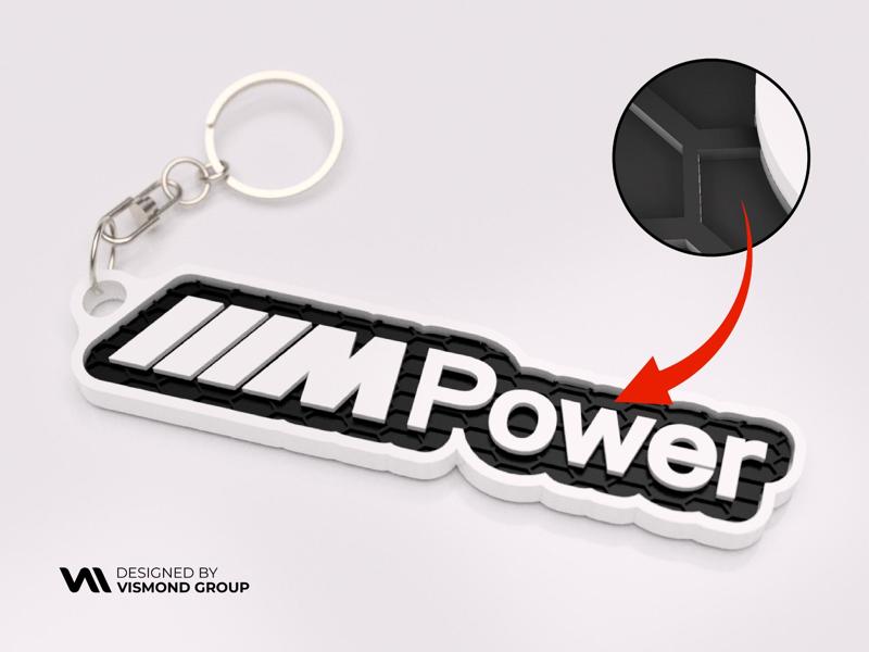 BMW M Power Keychain