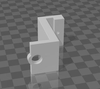 SV08 filament sensor Holder with bowden