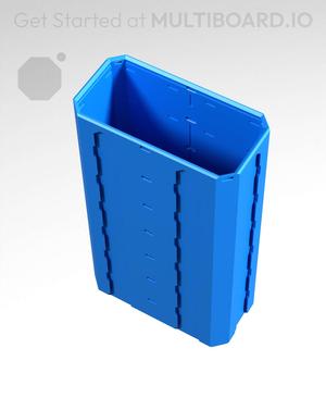 2x1x3·5 - Topped Multipoint Rail - Universal Click-In Multibin Shell Extension - Copy