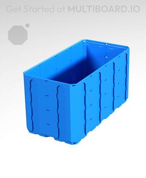 2x4x2 - Topped Multipoint Rail - Multibin Shell