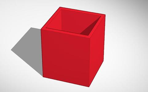 big square cup