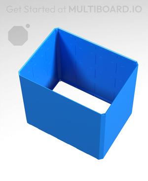 4x3x3.5 - Simple Walls - Standard Click-In Multibin Shell Extension