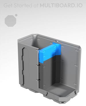 1x0.5H - Short Top Multibin Divider