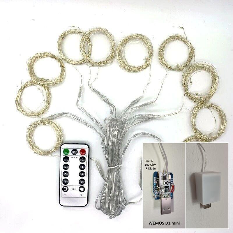 ESPHome USB Curtain Lights WLAN Upgrade