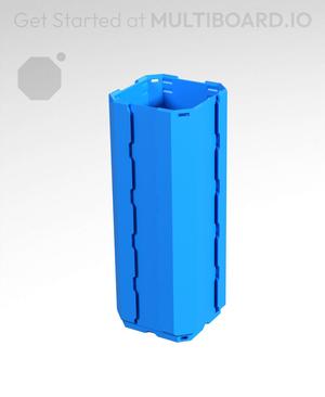 1x1x2.5 - Full Multipoint Rail - Multibin Shell