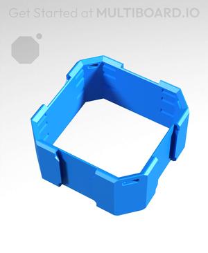 1x1x0.5 - Full Multipoint Rail - Pop-In Multibin Shell Extension