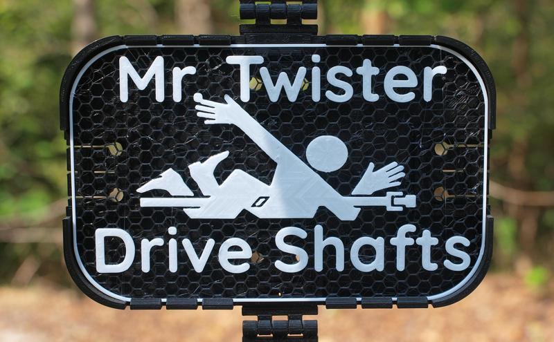 Mr Twister Drive Shafts sign