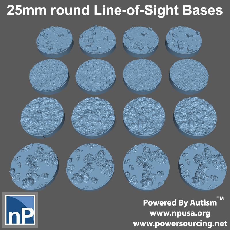 25mm Line-of-Sight Bases