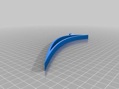 Nike logo keychain