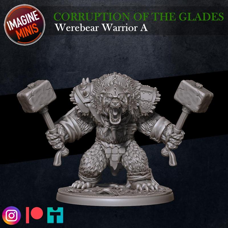 Corruption Of The Glades - Werebear Warrior A