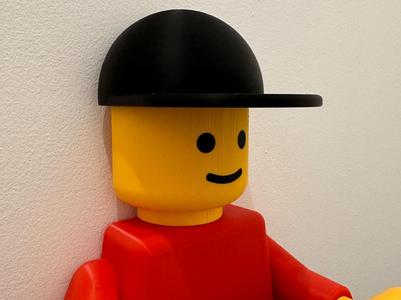 Brick Man Toilet Paper Holder - Baseball Cap