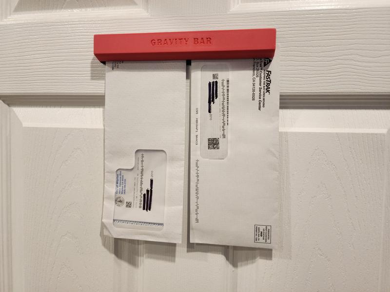 #0187 "Gravity Bar" Sheet Hanger - Posters, Pictures, Mail, and more! [Multiple versions published]