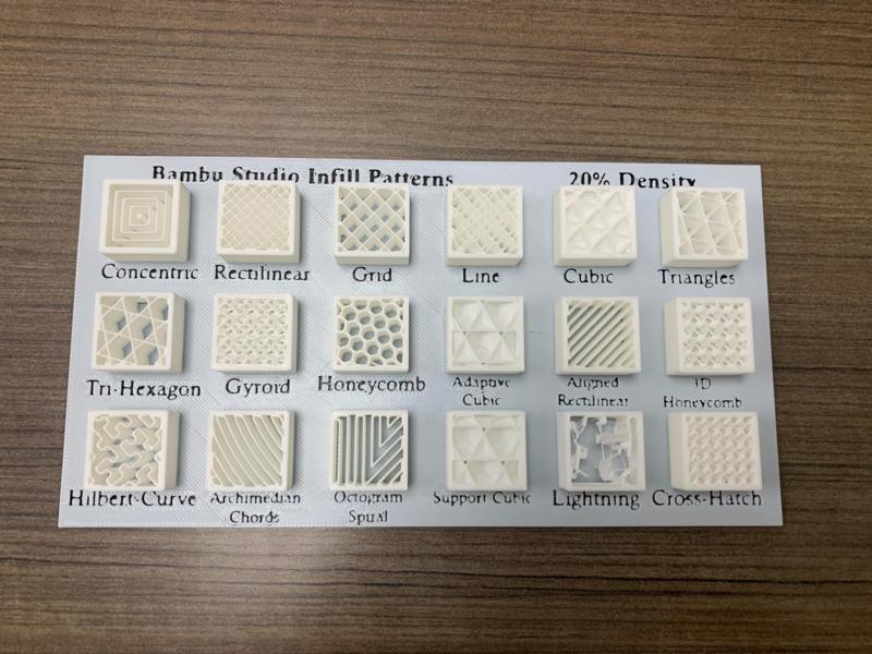 Bambu Studio Infill Swatches