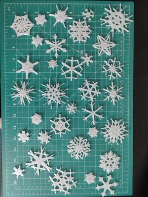 Snowflake Fridge Magnets