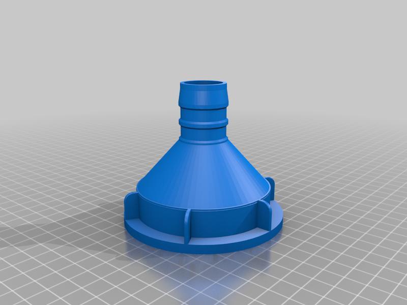 2" Pipe to 25mm hose connector