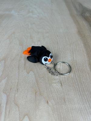 Sliding Penguin Keychain V2