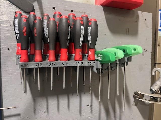 WIHA TORX AND IP TORX SCREWDRIVER HOLDER T6-T25 6IP-25IP