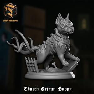Church Grimm Puppy - MiniMonstrosities - 28mm