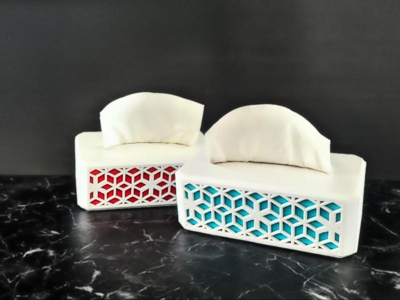 Kumiko Tissue Box Dispenser