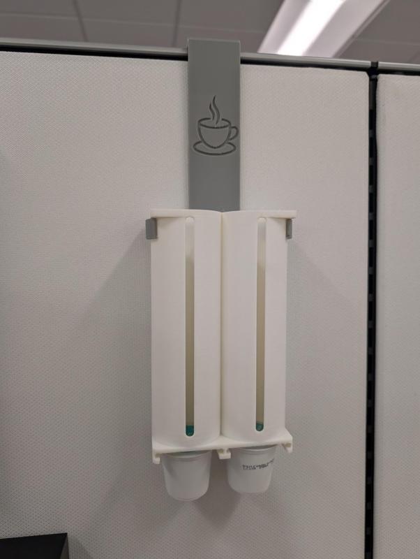 Keurig K-Cup dispenser for Cubicle