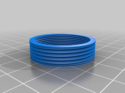 Metric thread adapter M27-1mm to M32 1,5mm