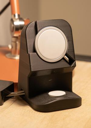 iPhone and Apple Watch stand