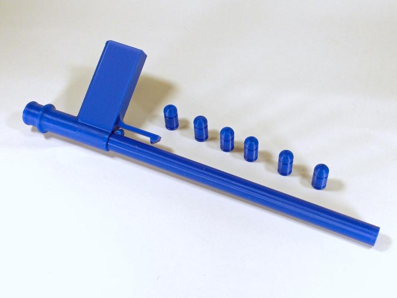 Multi-Shot Blowgun with 6-Slot Magazine
