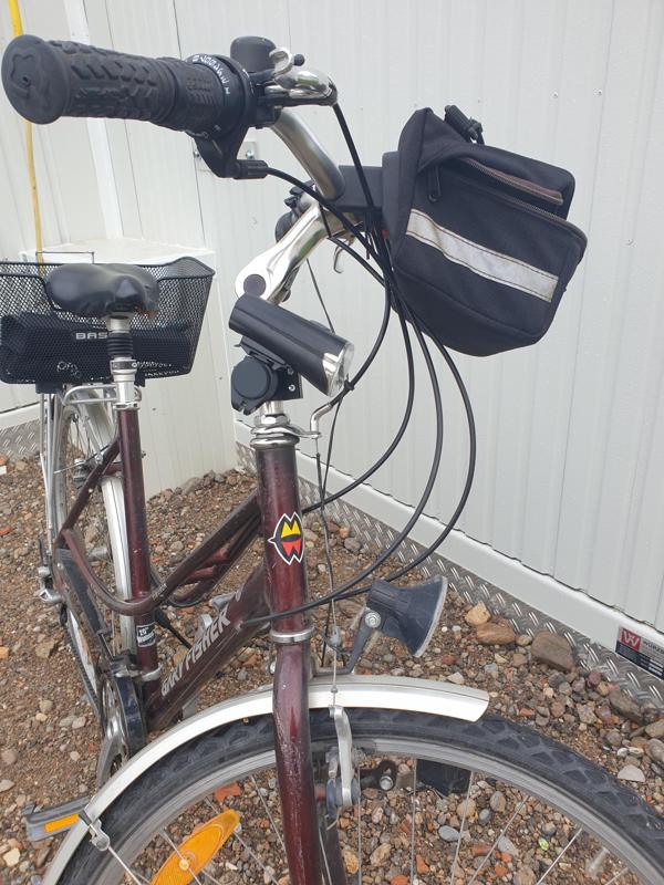 Bike Lamp front support (Front basket bikes)