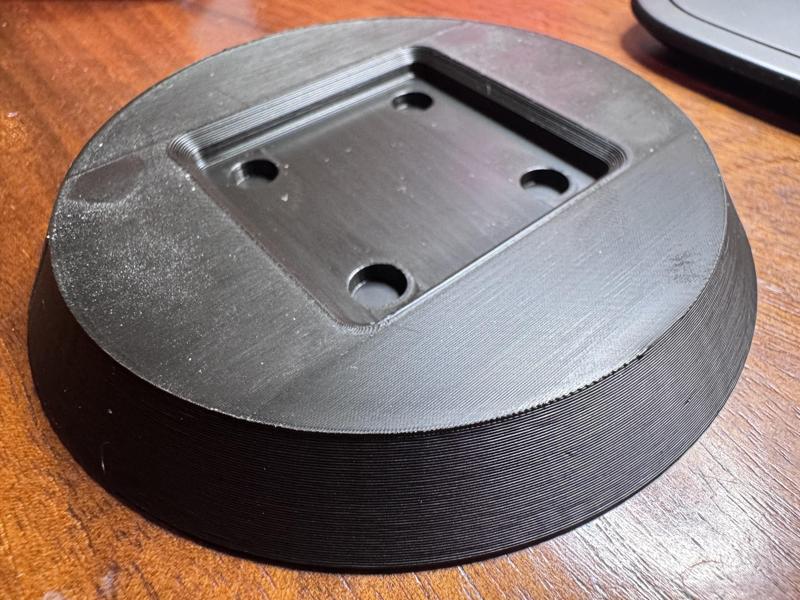 Gridless Finite Weighted Baseplate for Gridfinity