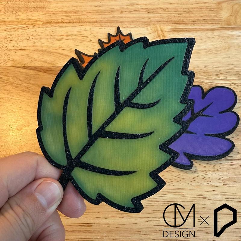 Fallen Leaves Thermohromic Coasters