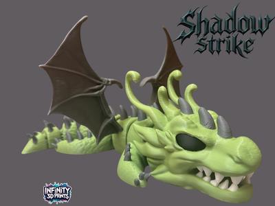 SHADOW STRIKE FLEXI DRAGON - w/wo WINGS