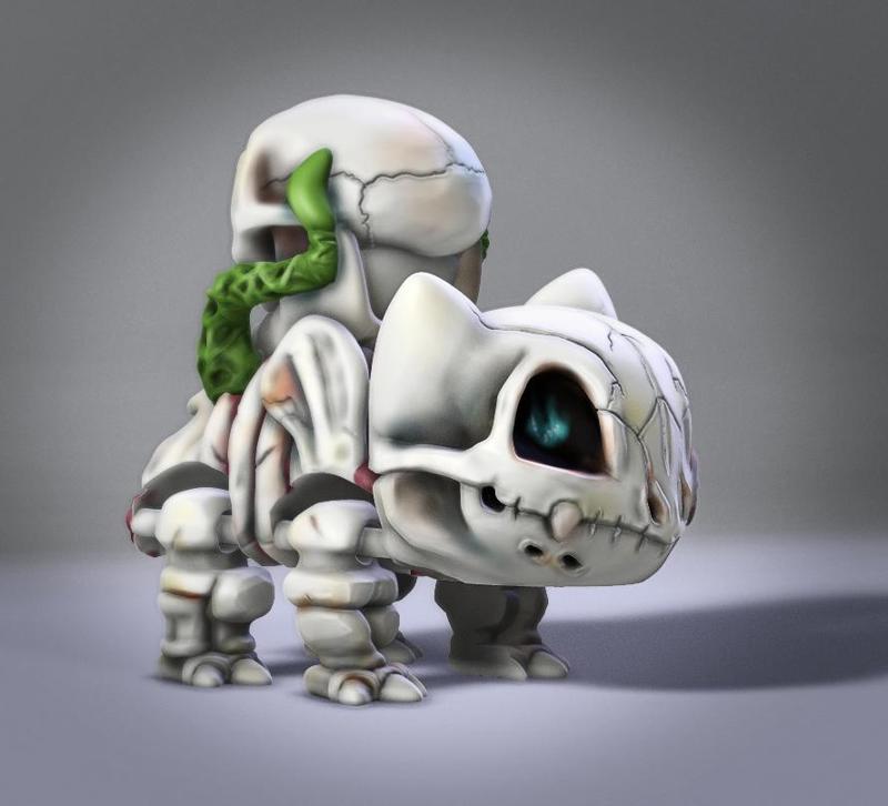 Skeleton Bulbasaur