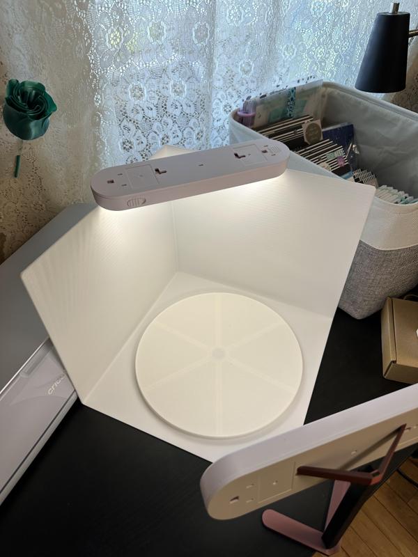 XL Light Box With Bearing Supported Turn Table