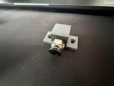Shelf bowden end holder
