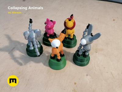 Collapsing Animal Toys