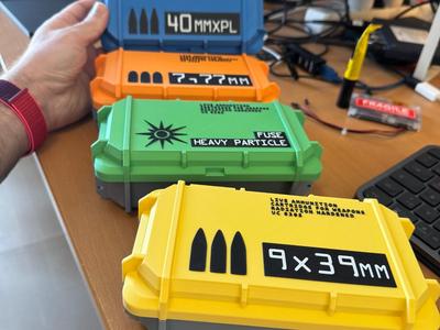 Starfield Ammo Boxes V2 (Faster print, Hinges, ..)