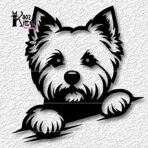 westie wall art west highland terrier dog decor