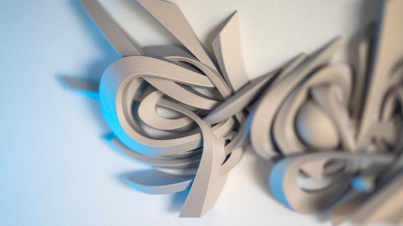 Genghis 3D Graffiti Wall Art