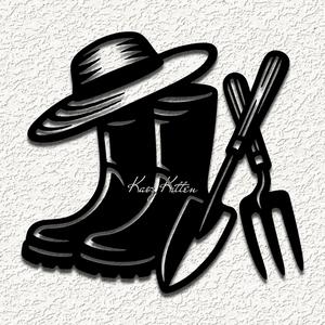 gardening garden tools wall art home decor