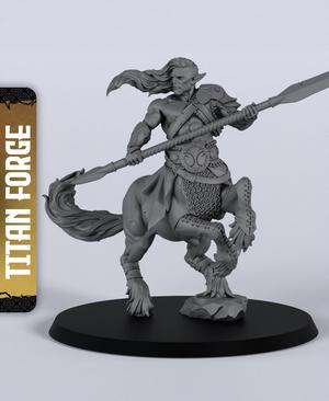Elven Centaur - With Free Dragon Warhammer - 5e DnD Inspired for RPG and Wargamers