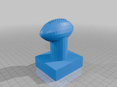 Cool Football trophy