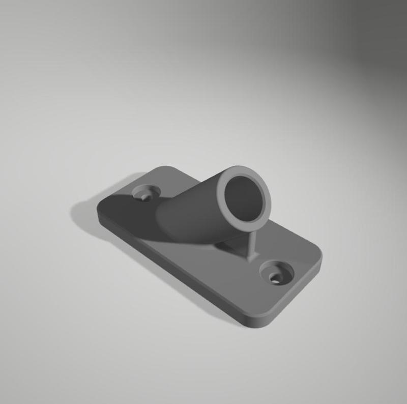 Tilt valve compressed air blow gun holder