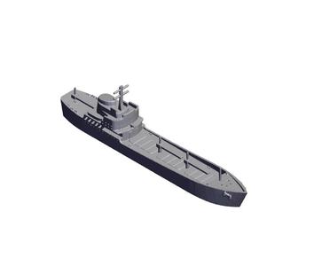 1/1250 Scale Russian Landing Ship Alligator.stl