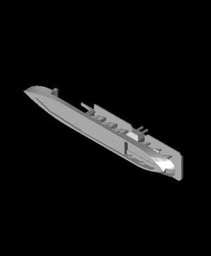 1250 Scale USS Langley AV-3.stl