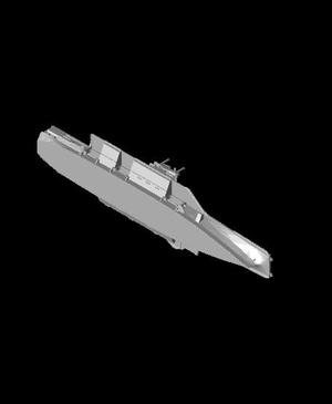 1250 Scale USS Forrestal CV-59.stl